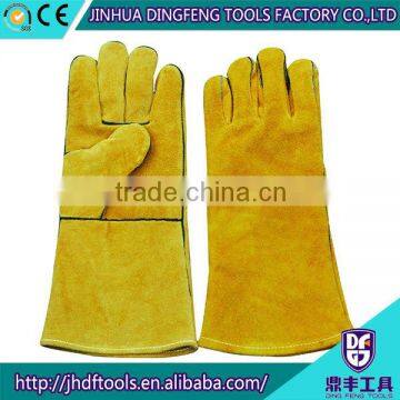 14 inches fully lined cow leather working gloves pakistan