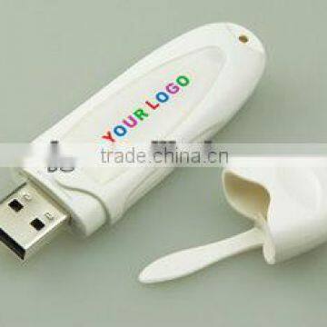 Popular Simple Design USB Flash Drive with Logo Printing