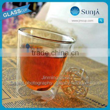 glass manufacturer competitive price good quality double wall glass espresso cup