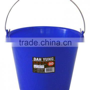 Durable plastic water bucket (28/30/32/34/36/38/40cm)