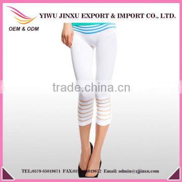 wholesale women white tight sports leggings fitness sports half pants