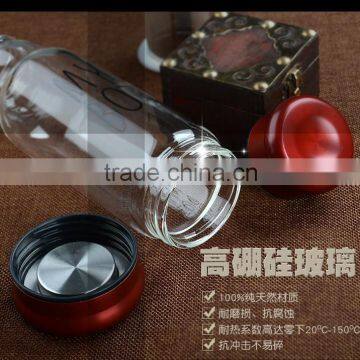 Crystal Glass Rider Glass With Cover Seal Creative Portable Car Cup of Hot Tea Cup photo-4