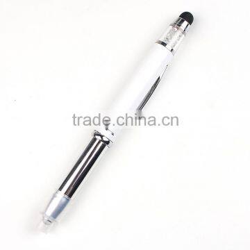 Top crystal led pen light touch screen pen advertising custom pen