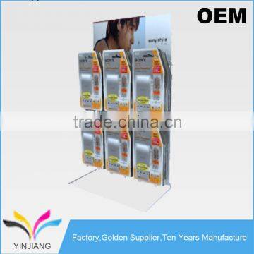 High Quality OEM Design Metal Wire Counter Hanging Gift Bag Display Stand photo-3