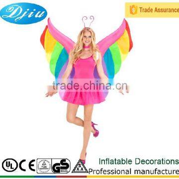 DJ-SD-005 Children Inflatable Butterfly Wings Nuts Wings - Butterfly Girl Inflatable Wings - Angel (Illuminated) Quality Choice photo-3