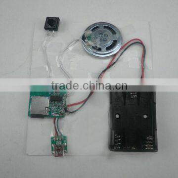 Voice recordable MP3 sound module/USB voice chip