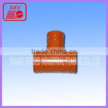 Spheroidal graphite iron pipe accessories-- straight tee GJ-13