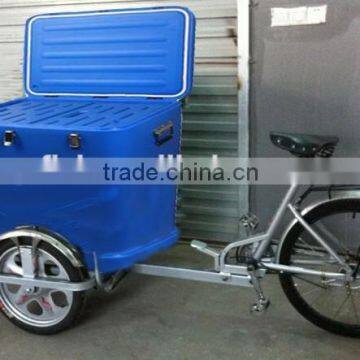 Solar Freezer With Front Load Tricycle Ice Cream Bike ice cream tricycle, Mini blue mobile juice cart ice, bulletin board                        
                                                Quality Choice