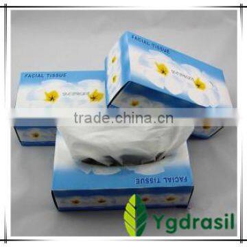 China manufactures facial tissue paper wholesalers box design 1 layer