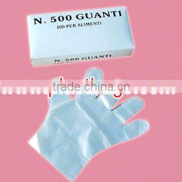 Disposable HDPE plastic gloves for hospital