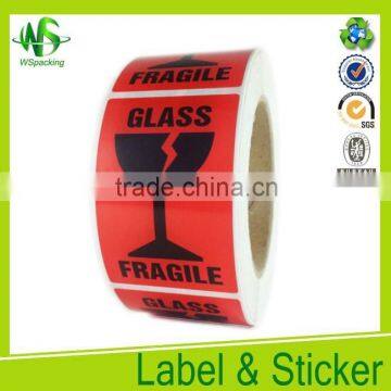 Glass Fragile shipping label label maker