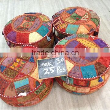 2015 Promotional Ottoman, Indian Ottoman Pouf, Wholesale Price Ottoman From Indian