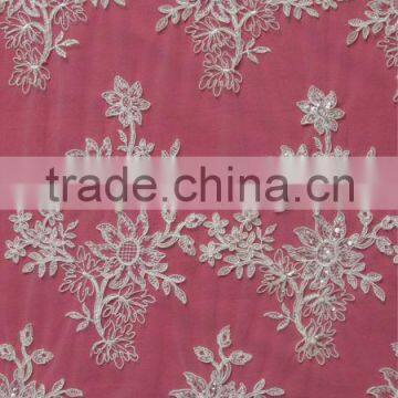 56" width embroidery lace materials