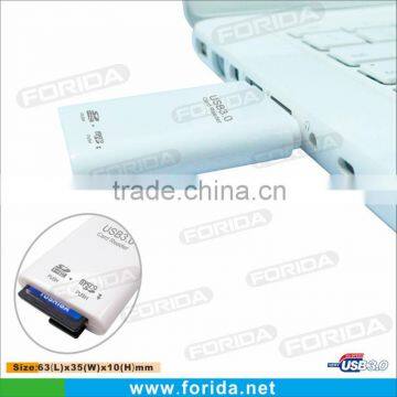 white mini USB 3.0 card reader