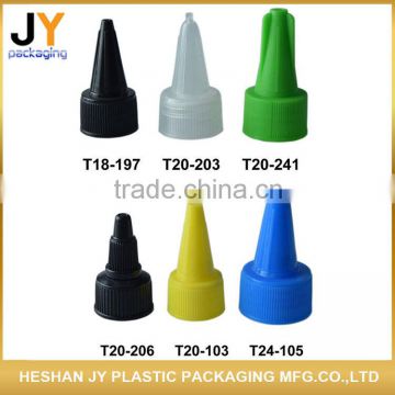 OEM 18mm 20mm 24mm PP material fit for bottle closure, colorful hair perm water plastic bottle cap