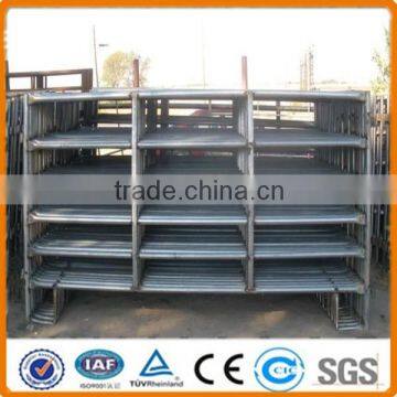 temporary livestock farm fence panel/ galvanized pipe horse fence panel
