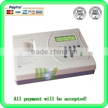 Three channel EGC machine Automatic analysis of digital ecg machine(MSLEC03)