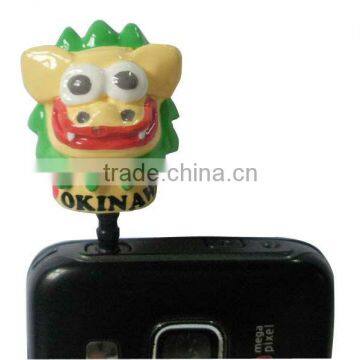 2009 Expert Manfacturer of resin Phone dustproof plug,Personalized design