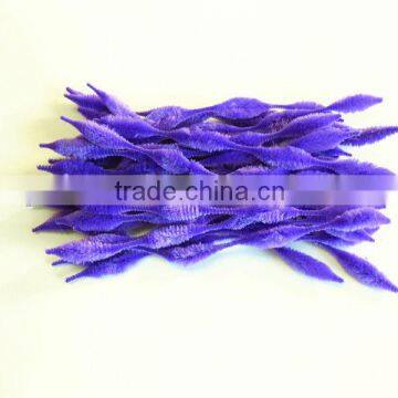 6mm*12inch Purple Bump Chenille Stem ,Plush Toy Pipe Cleaners