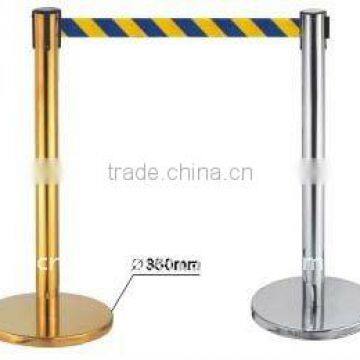 Crowd Control Stanchion, Retractable Belt Post