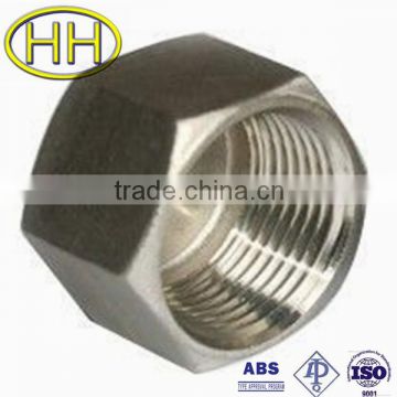 pipe fitting 3000# hexagonal cap