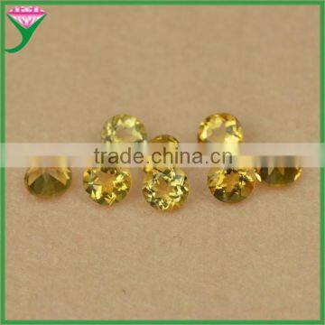 natural round shape yellow citrine stone prices