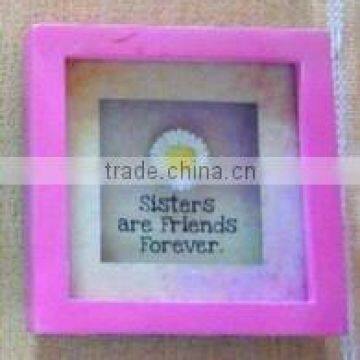 Polyresin Baby Photo Frame Decoration Craft