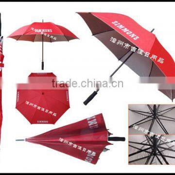 SMS-27GS 27inch uv protection promotional double ribs golf umbrella