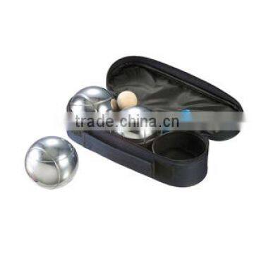 3 pcs nylon bag petanque steel boules set