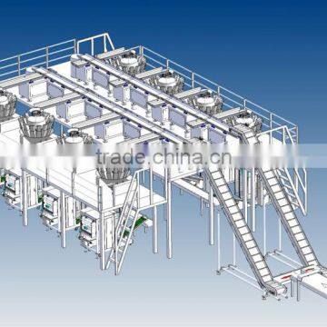 Fast back horizontal motion conveyor design for potato chips conveying