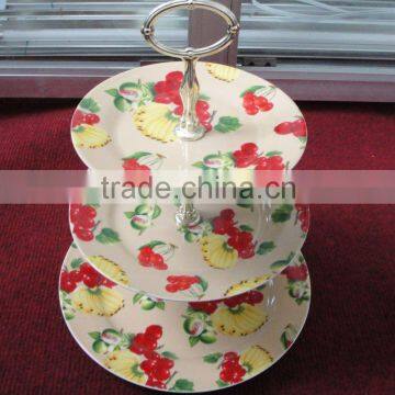 3layer Beautiful Cake stand with rack