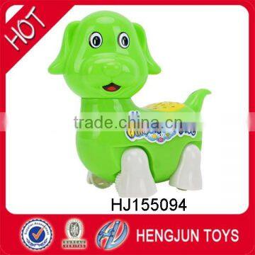 hot selling plastic pull line dog with bell