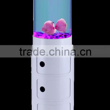 cylinder Fish Tank with base4