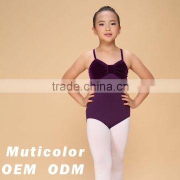 girls camisole ballet leotard,children velvet lycra ballet leotard dancewear,kids purple dance leotard