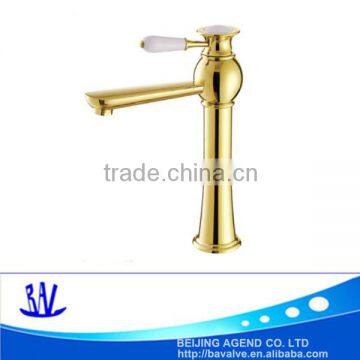 Contemporary Style and Brass Surface Finishing basin mixer faucets