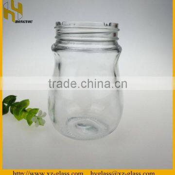 Round 200ml Glass Storage Jar Manufacturer