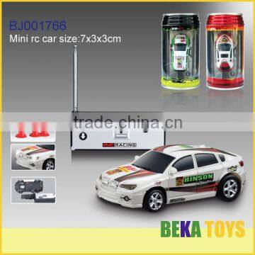 New item 4 channel mini rc toy car cola bottle radio control racing car 1:63