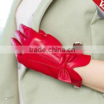 2013 leather shell cashmere lined glove