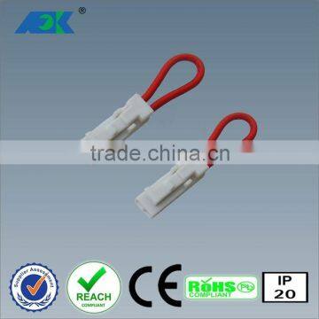 RoHs E27 led bulb 12V loop plug connector Circuit Breakers for led serial distributor boxes