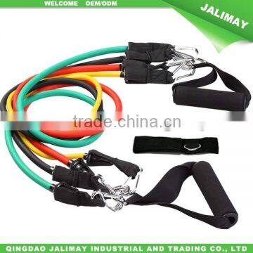 11 piece exercise resistance bands wholesale for fitness