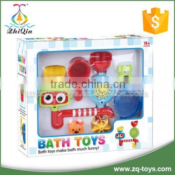 Colorful plastic tub town bath toy for baby