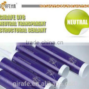 RTV-1 High Modulus Structural Glass Silicone Sealant