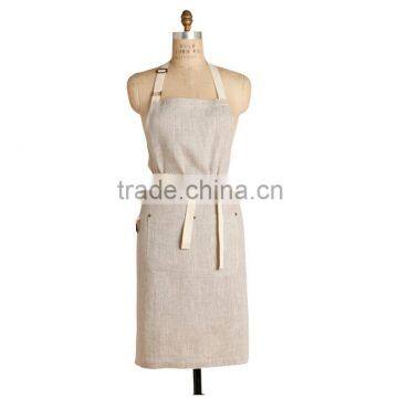 High quality linen garden work apron for women