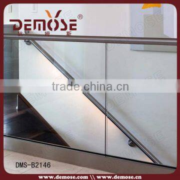 indoor glass railing balcony / u channel aluminium profile for glass railing