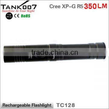 Geepas Rechargeable Led Flashlight Out Door Searching Led Torch Tank007