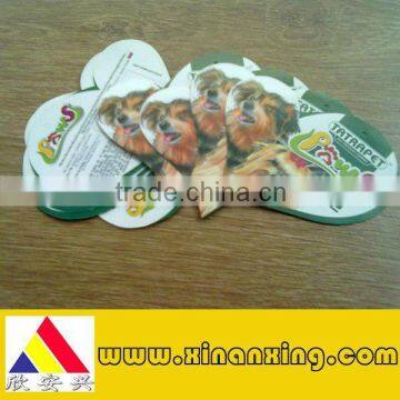 heart-shaped card label tag