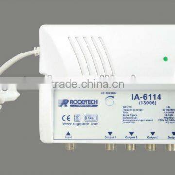 Satellite signal distribution indoor amplifier(IA-6114)