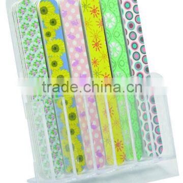 glitter nail file, colorful nail file