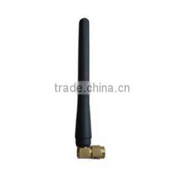 antenna supplier 433mhz uhf rubber whip right angle sma male connector