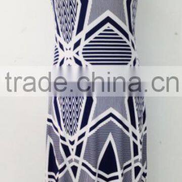 women printing dress